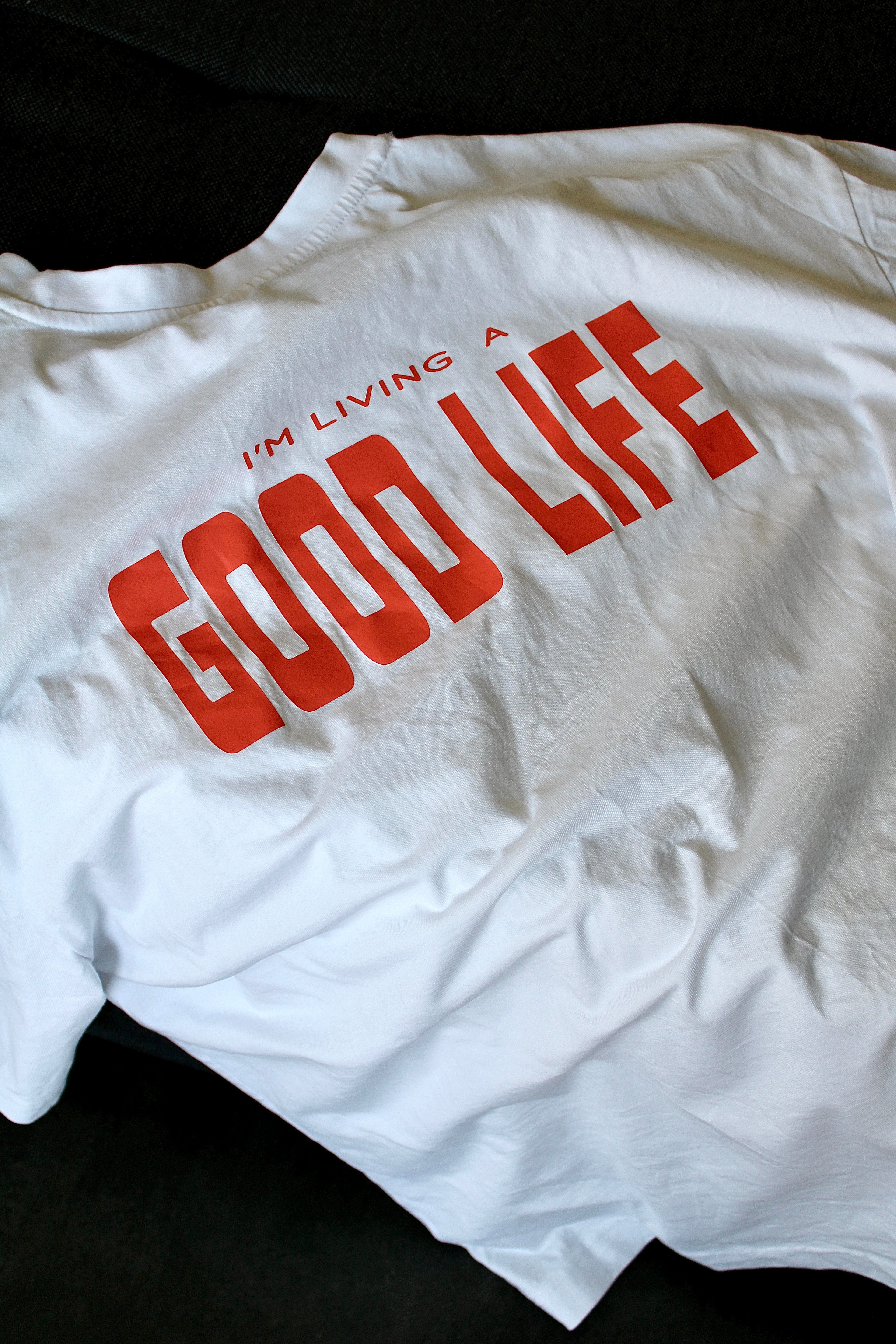 SHIRT "GOOD LIFE" | white