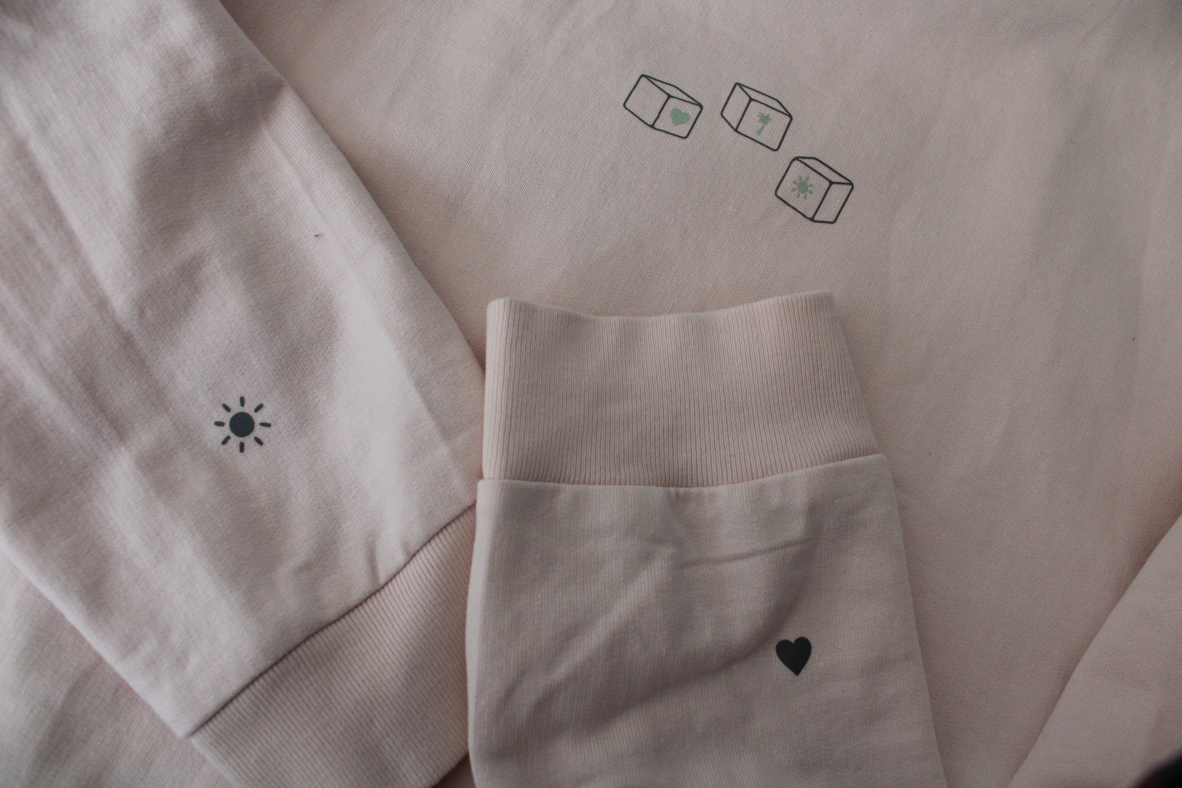 SUMMERSWEATER "ROLL YOUR DICE" | pale pink