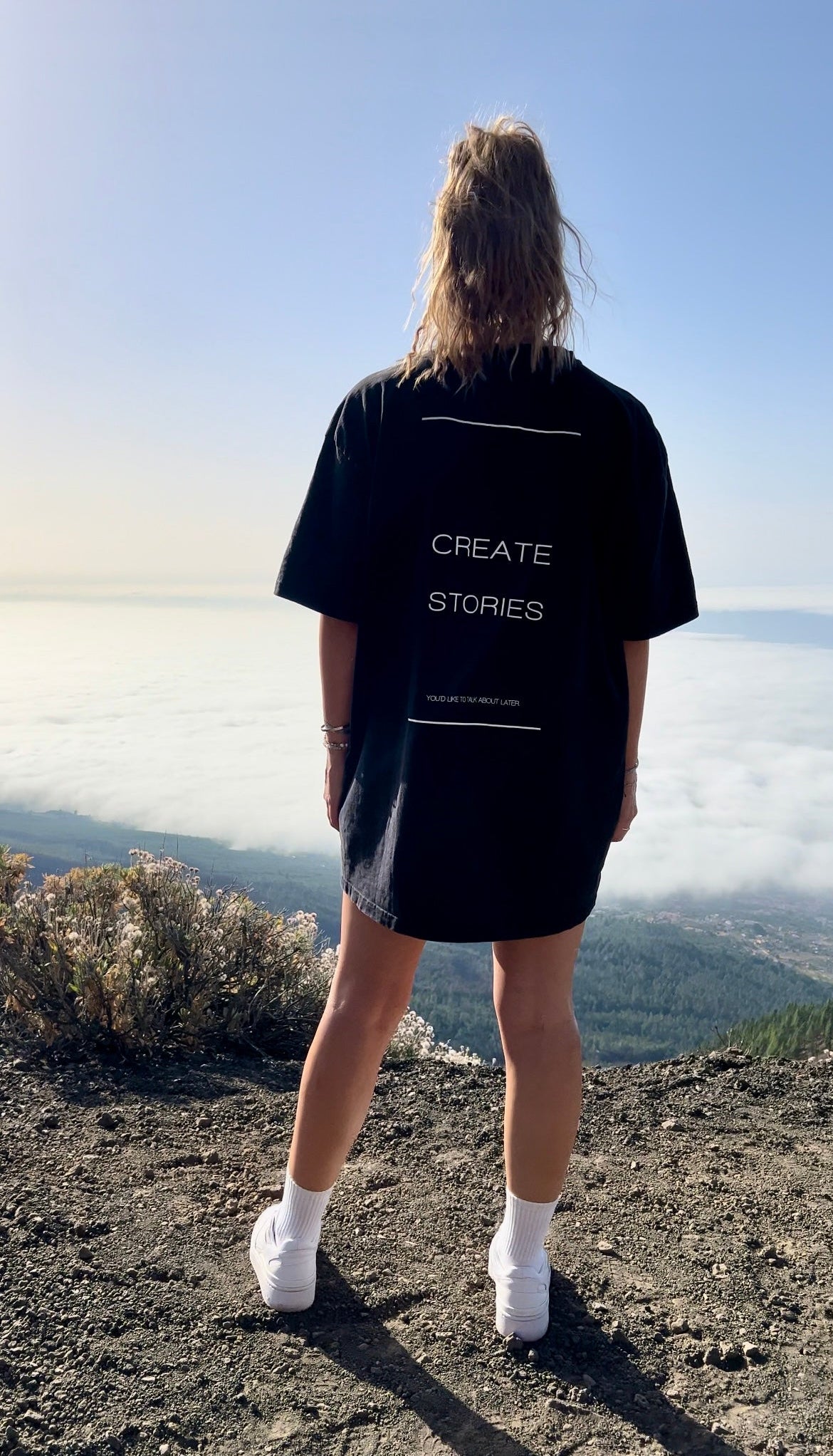 SHIRT | "CREATE" | acid black