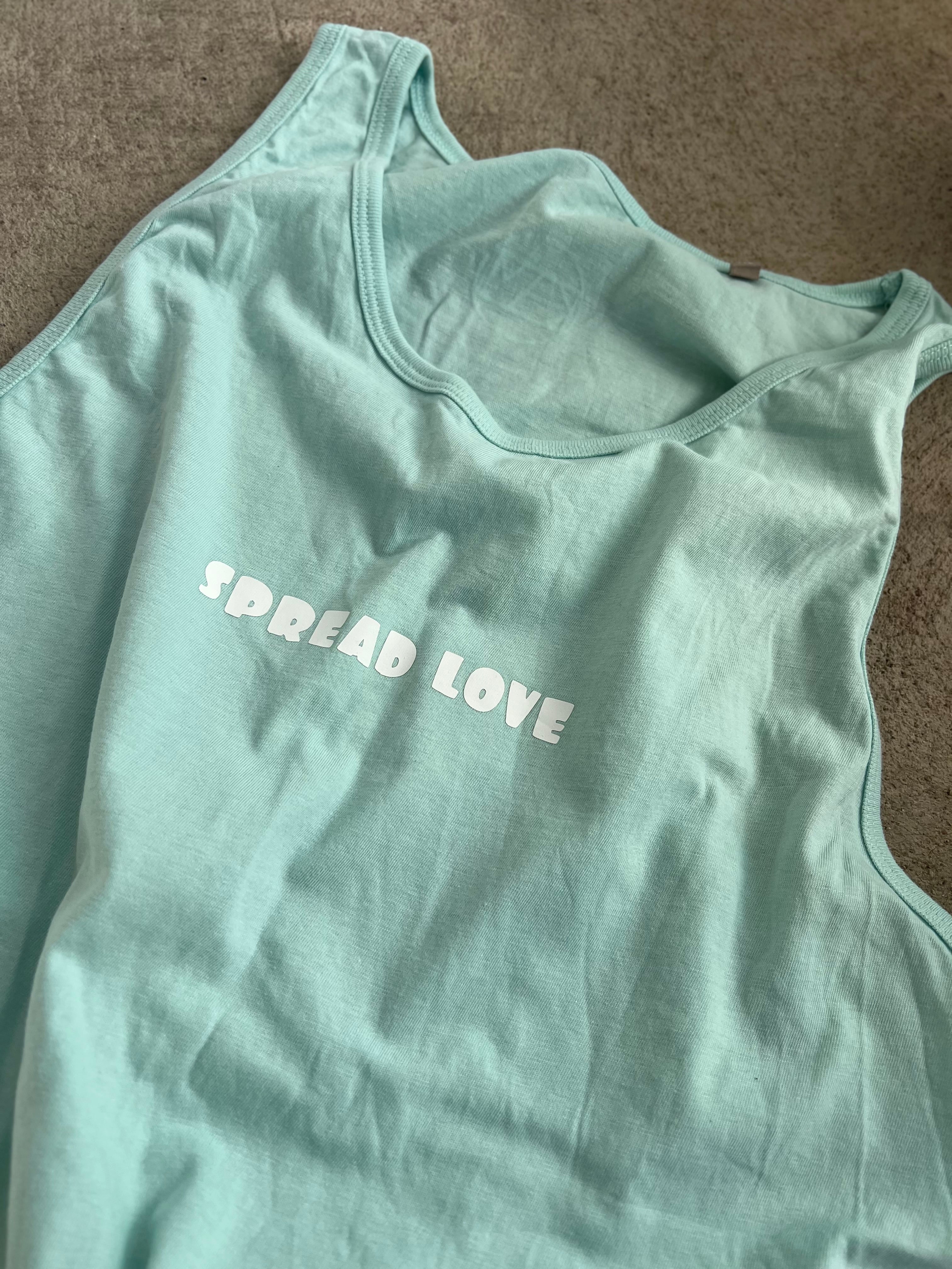 TANK TOP | "LOVE" | BLUE