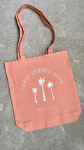 SHOPPING BAG "SUMMER DAYS" | peach
