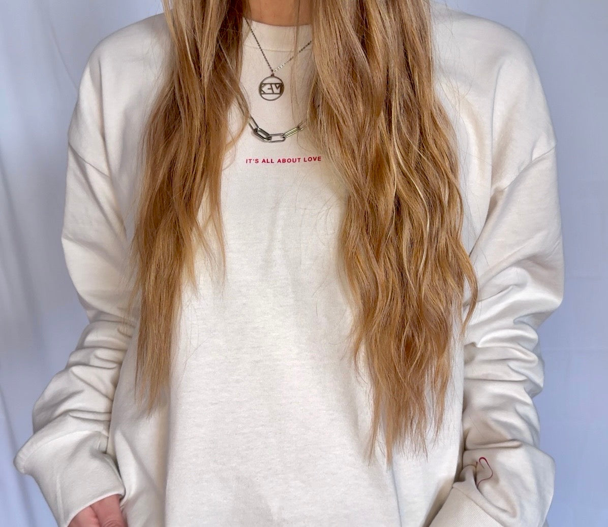 LONGSLEEVE "ALL ABOUT LOVE" | offwhite