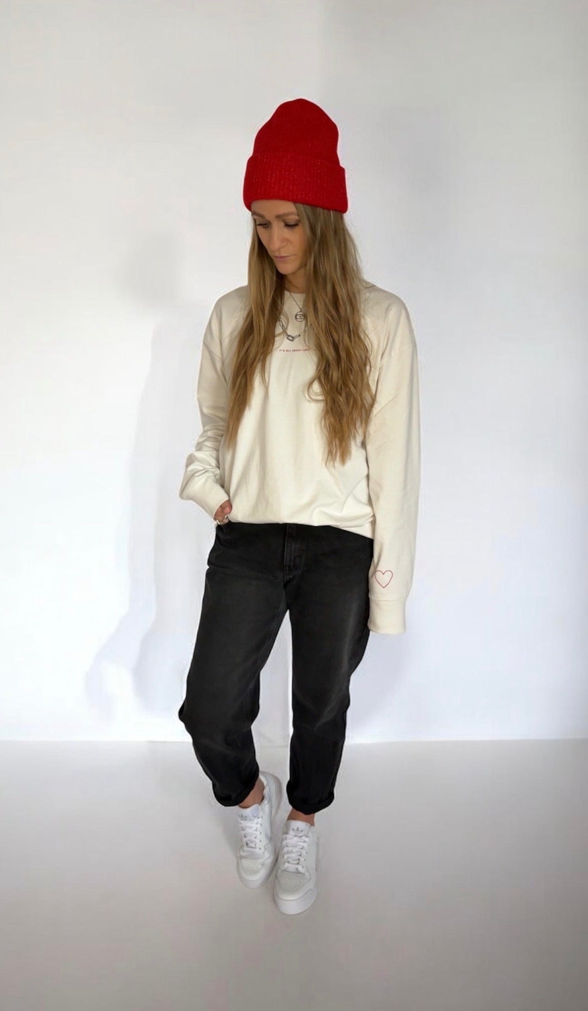 LONGSLEEVE "ALL ABOUT LOVE" | offwhite