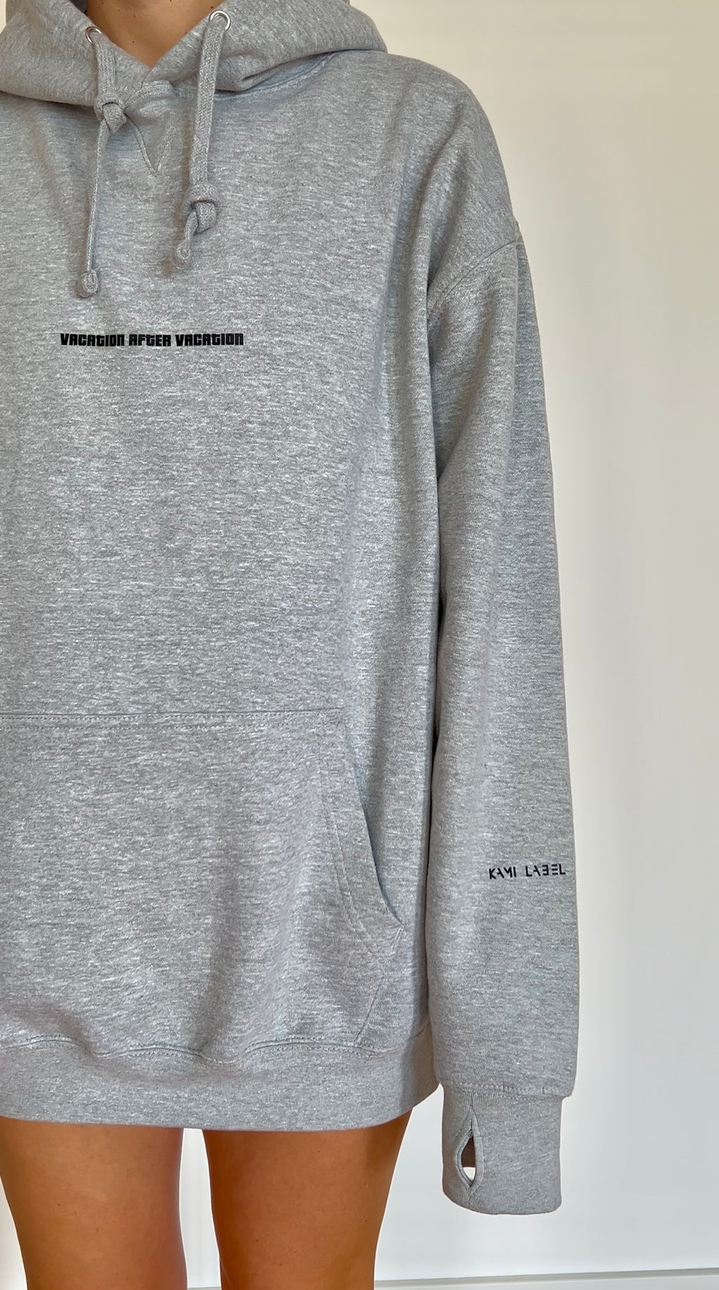 HOODIE "LIVE THIS LIFE" | grey