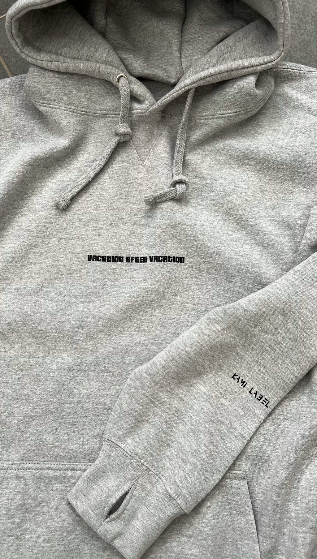 HOODIE "LIVE THIS LIFE" | grey