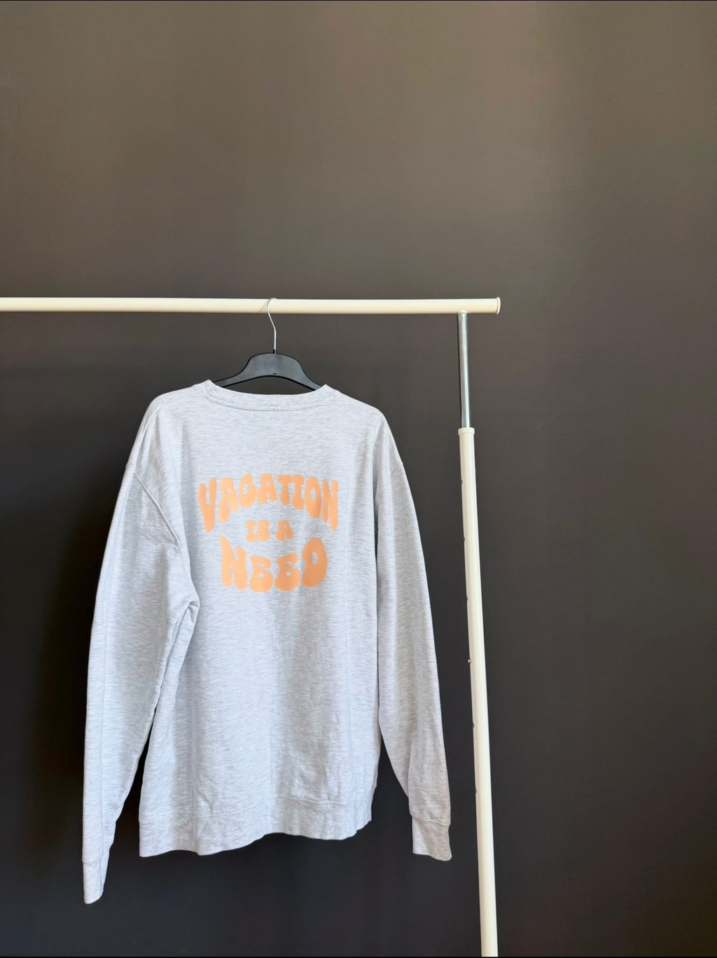 SPRING SWEATER "VACATION" | grey
