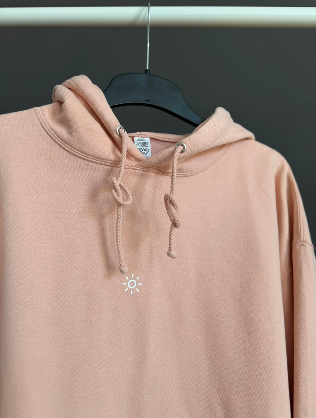 SPRING HOODIE "SOUL" | peach perfect