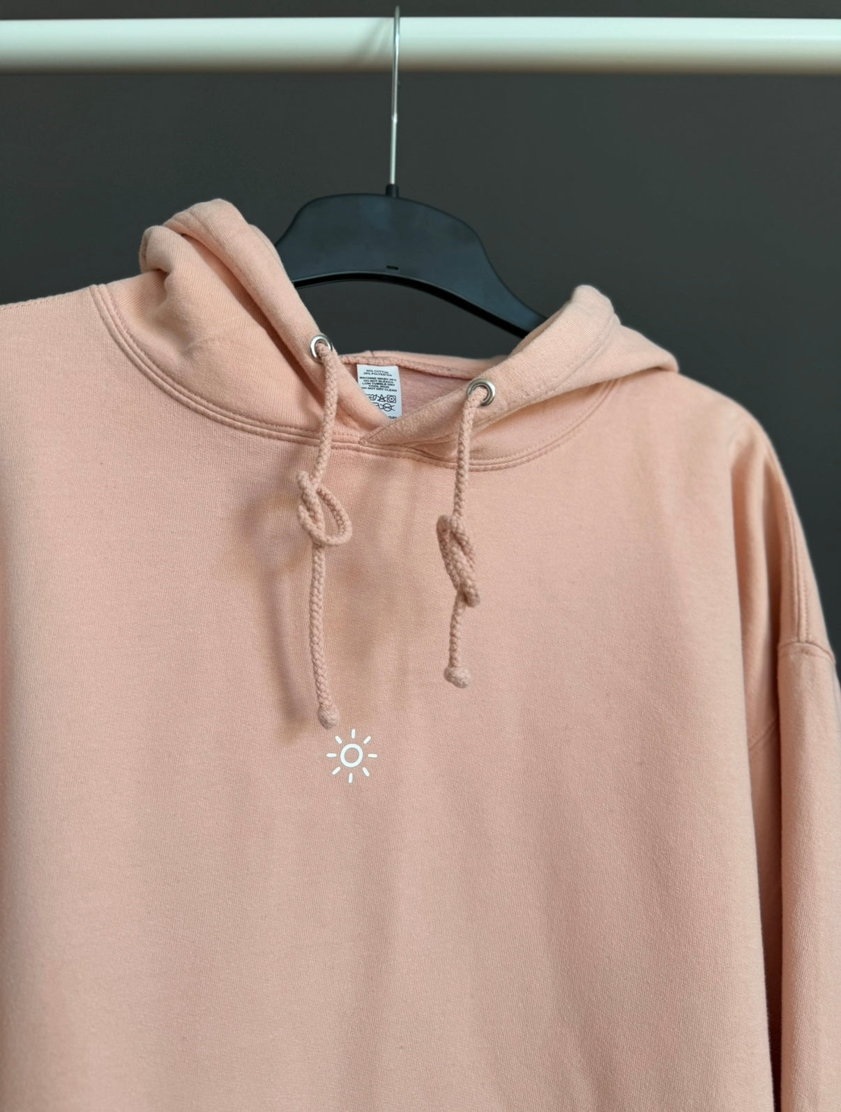 SPRING HOODIE "SOUL" | peach perfect