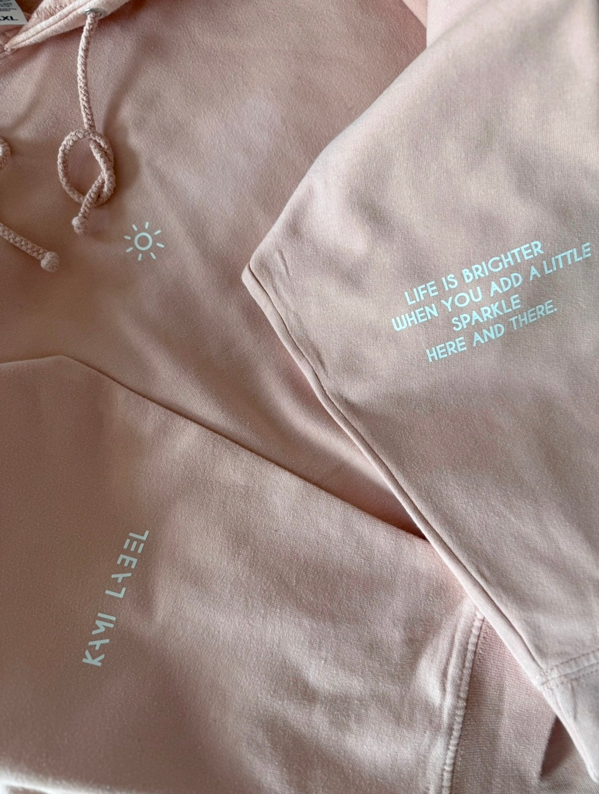 SPRING HOODIE "SOUL" | peach perfect