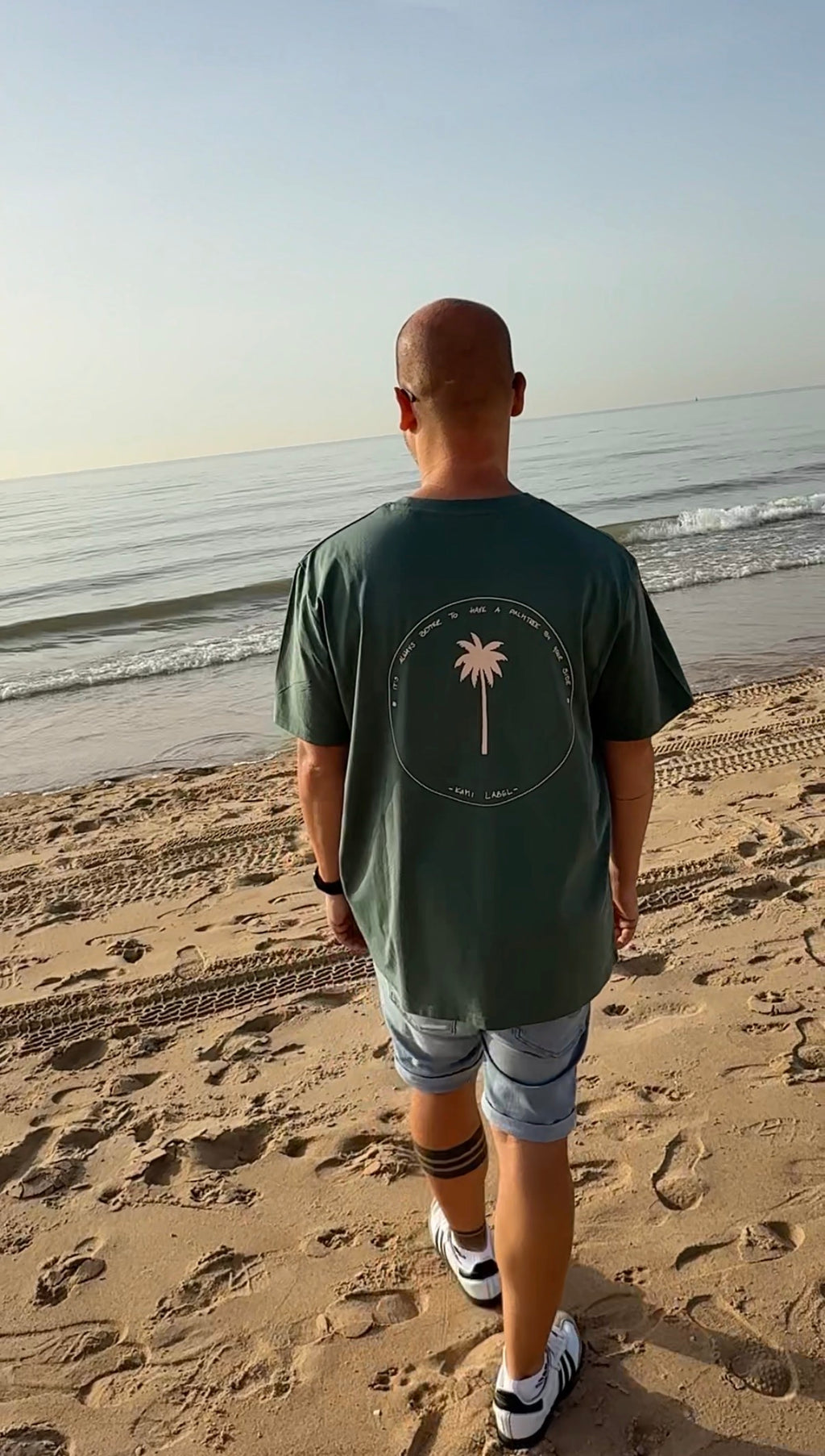 SHIRT "PALMTREES BY YOUR SIDE" | green