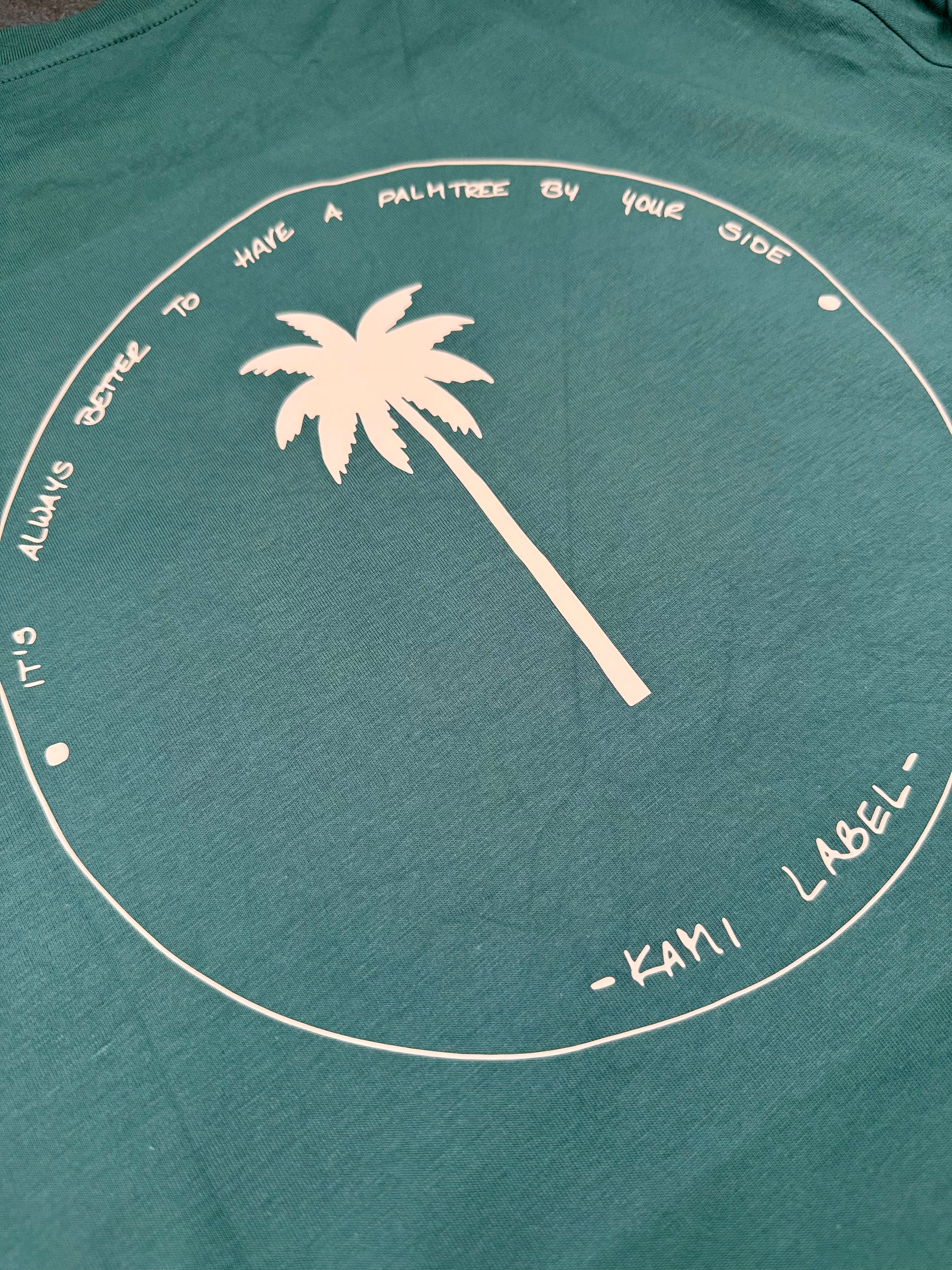 SHIRT "PALMTREES BY YOUR SIDE" | green