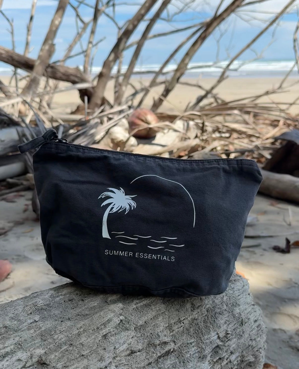 ACCESSORY BAG "SUMMER ESSENTIALS" | acid black
