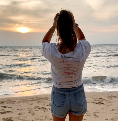 BOXY-TEE "MOMENT" | white