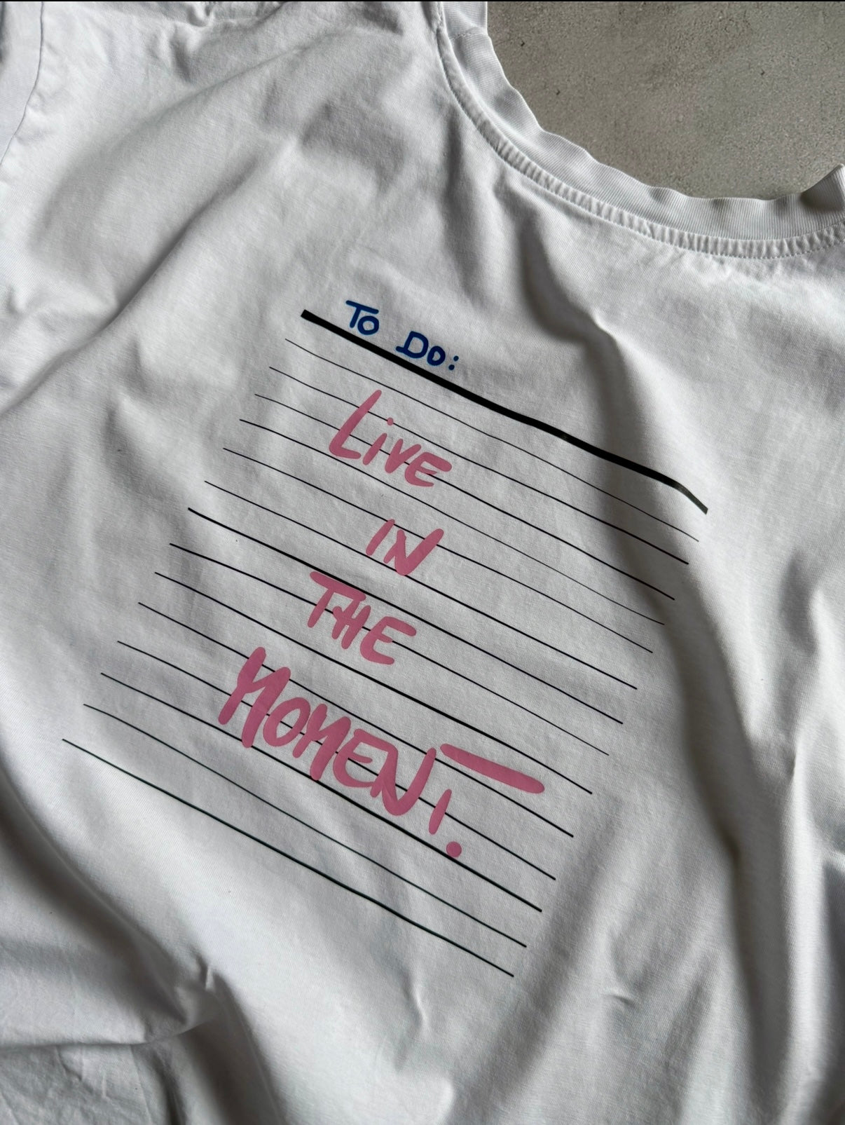 BOXY-TEE "MOMENT" | white