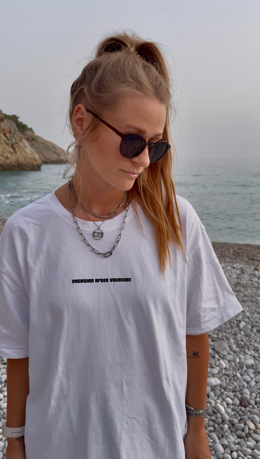 SHIRT „LIVE THIS LIFE“ | white