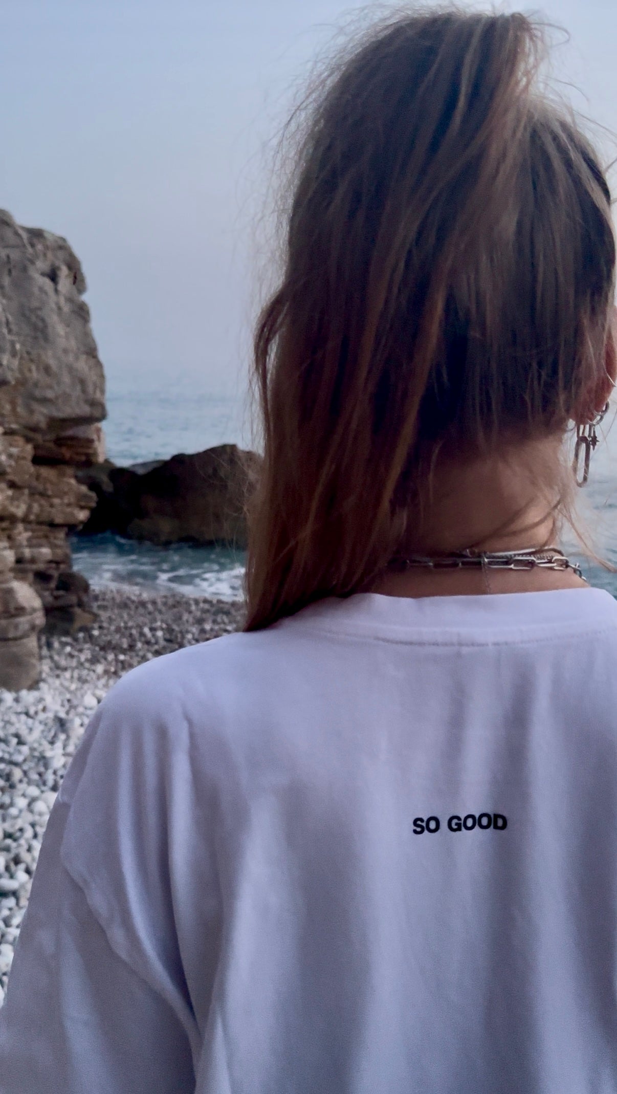 SHIRT "FEEL GOOD" | white
