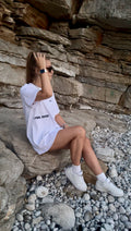 SHIRT "FEEL GOOD" | white