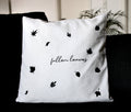 PILLOWCASE "FALLEN LEAVES" white
