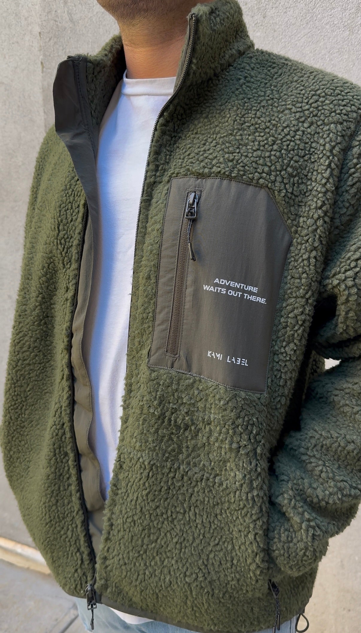 FLEECE - JACKE "ADVENTURE" | green