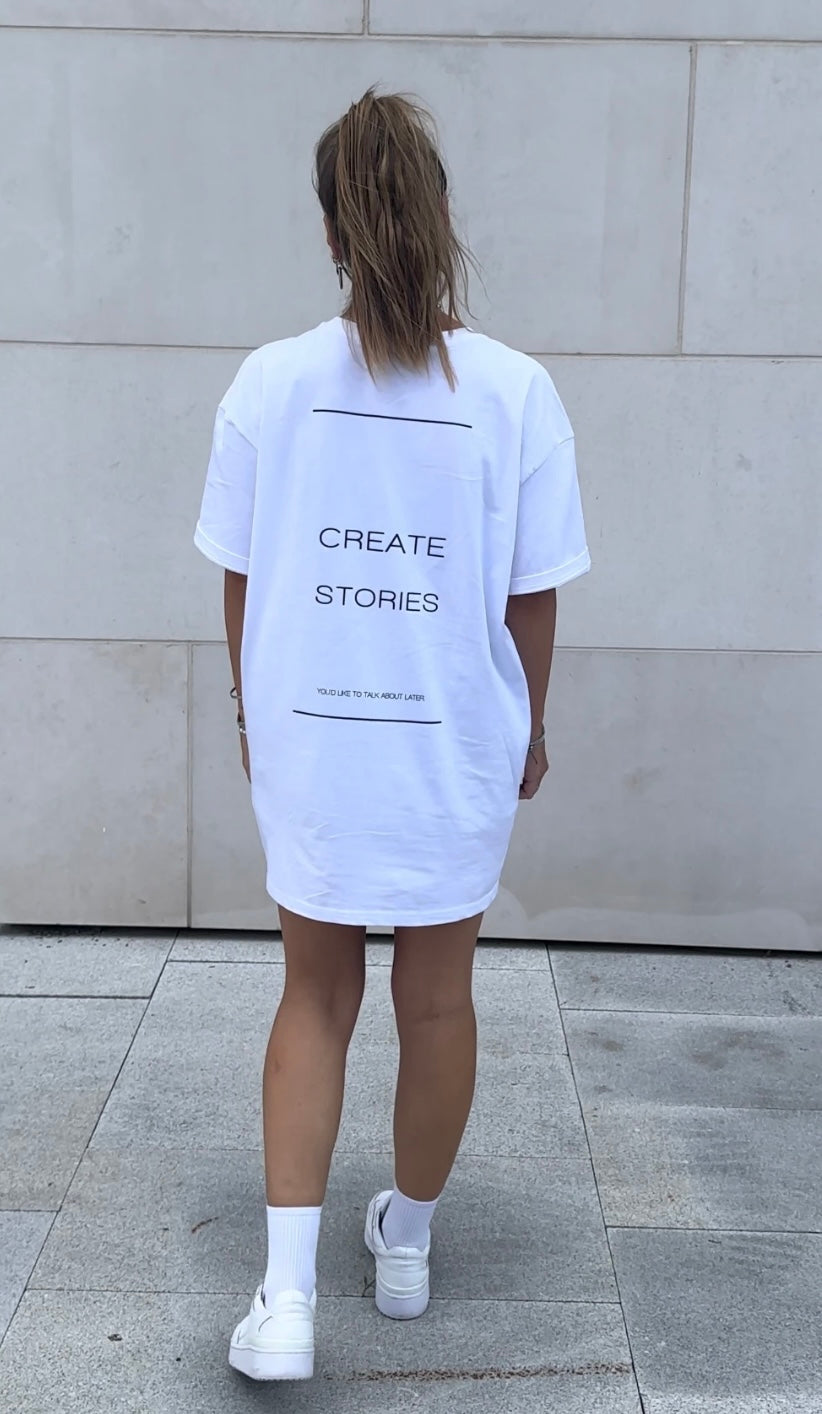 SHIRT „CREATE“ | white