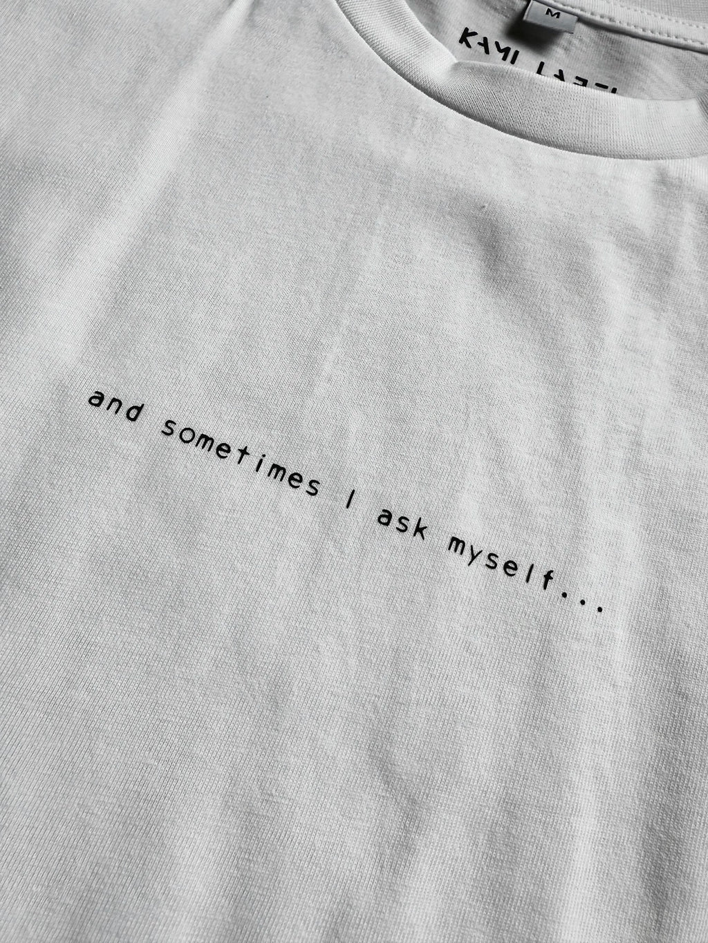 LONGSLEEVE "WHERE WILL I GO" | white