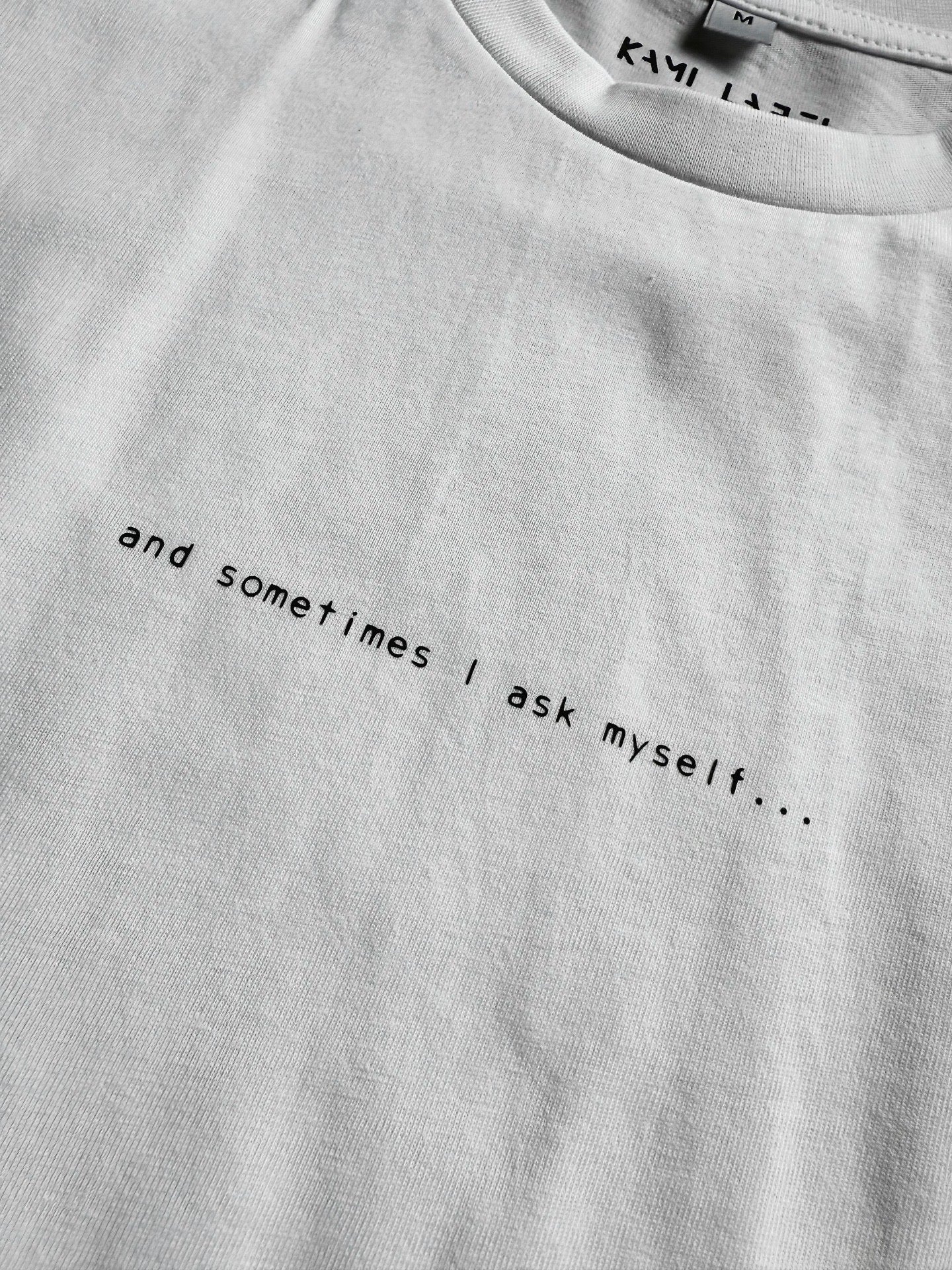 LONGSLEEVE "WHERE WILL I GO" | white
